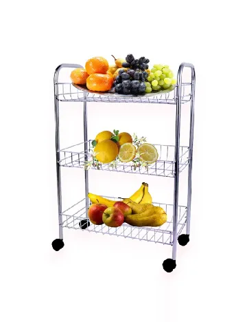 Etajera multifunctionala TOMADO, argintiu Gri