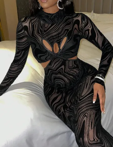 Rochie medie SHEIN, negru