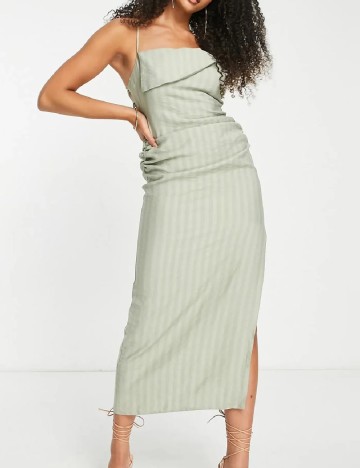 Rochie medie ASOS, verde