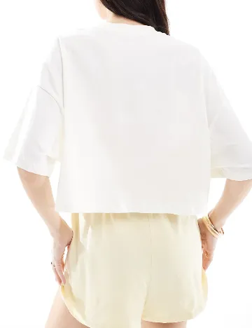 Tricou Only, alb Alb