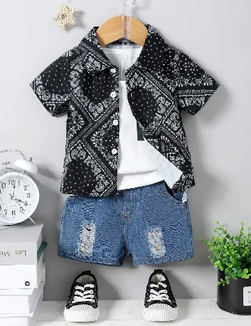 Compleu Shein Kids, mix culori Mix culori