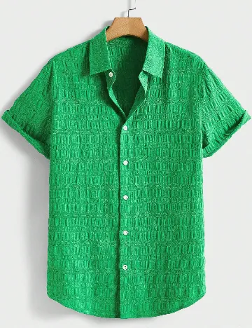 Camasa SHEIN, verde Verde