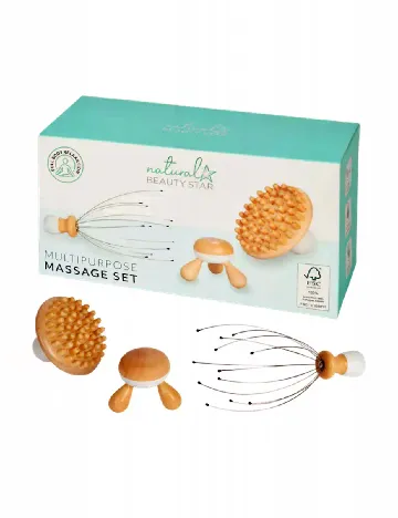 Set accesorii masaj 3 bucati Karsten, maro Maro