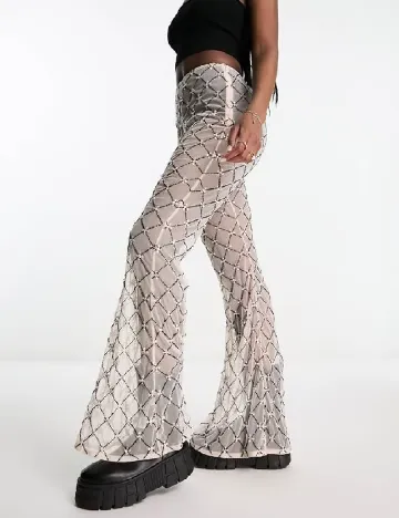 Pantaloni ASOS, crem