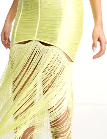 Rochie scurta ASOS, galben Galben