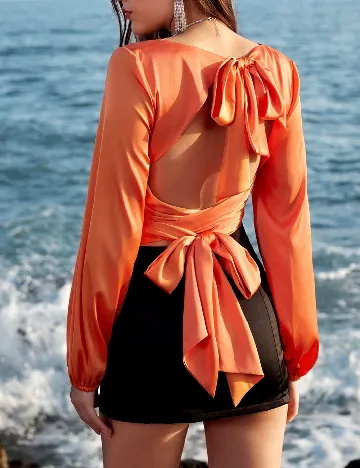 Bluza Anewsta, portocaliu Portocaliu