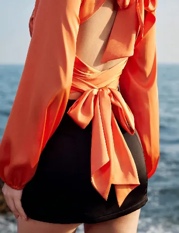 Bluza Anewsta, portocaliu Portocaliu