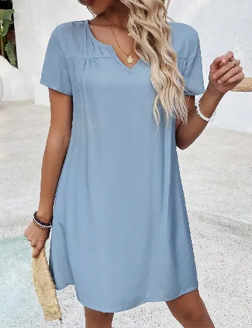 Rochie scurta SHEIN, albastru Albastru