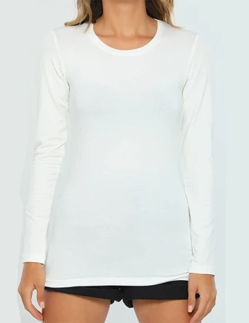 Bluza Pieces, alb