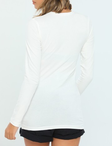 Bluza Pieces, alb