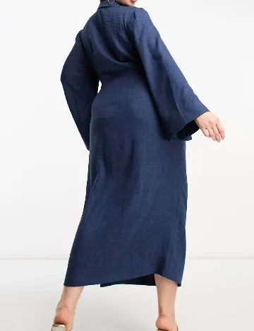 Rochie lunga ASOS Curve, bleumarin