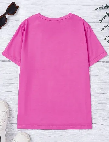 Tricou Shein Kids, roz Roz