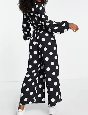 Salopeta ASOS, negru Negru