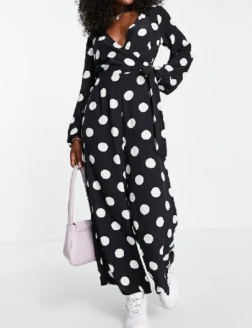 Salopeta ASOS, negru Negru