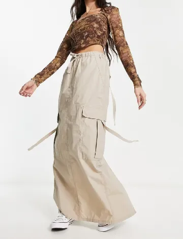 Fusta ASOS, crem Crem