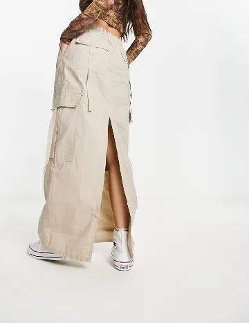 Fusta ASOS, crem Crem
