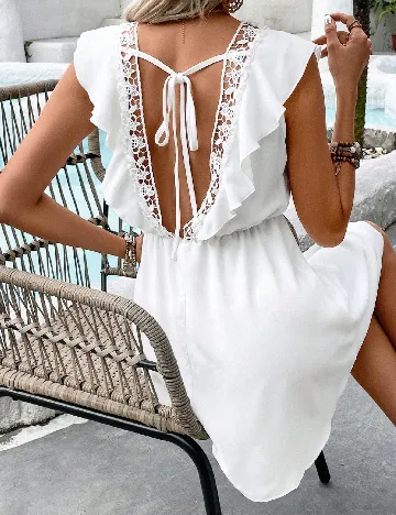 Rochie scurta SHEIN, alb