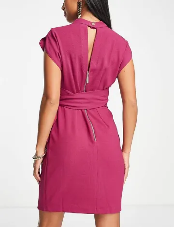 Rochie scurta Closet London, magenta Roz