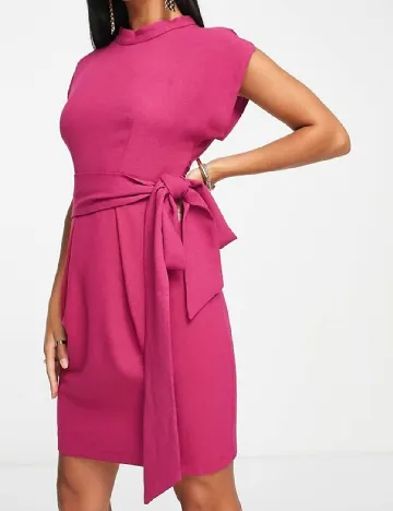 Rochie scurta Closet London, magenta Roz
