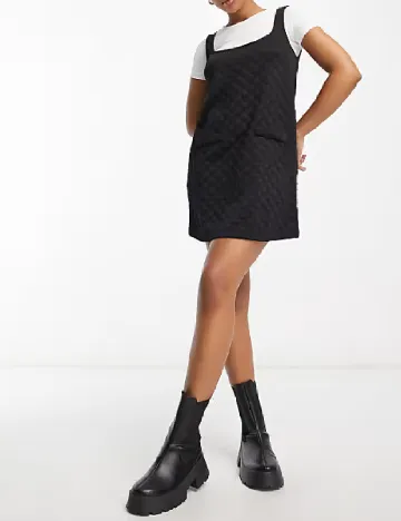 Rochie scurta Miss Selfridge, negru Negru