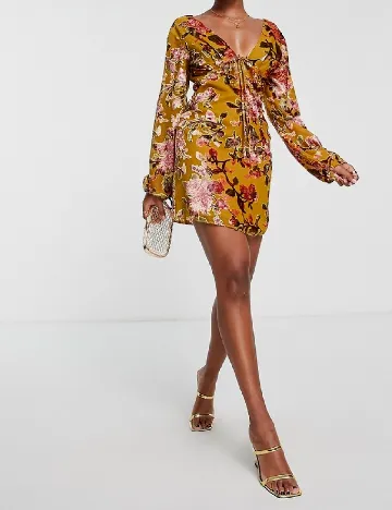 Rochie scurta ASOS, kaki Verde