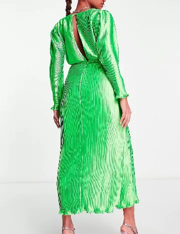 Rochie lunga ASOS, verde Verde
