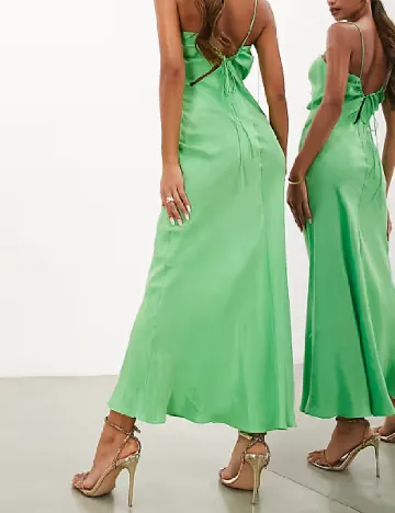 Rochie lunga ASOS, verde Verde