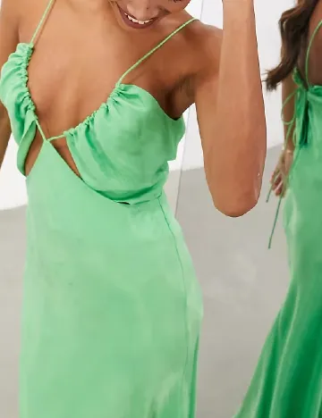Rochie lunga ASOS, verde Verde