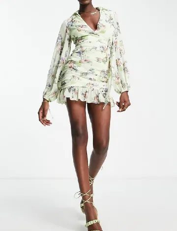 Rochie scurta ASOS, verde Verde