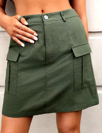 Fusta SHEIN, verde Verde