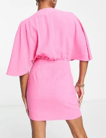 Rochie scurta ASOS, roz Roz