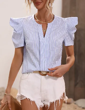 Bluza SHEIN, albastru Albastru
