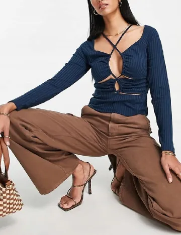 Bluza Top Shop, bleumarin Albastru