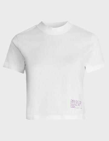 Tricou Calvin Klein Jeans, alb