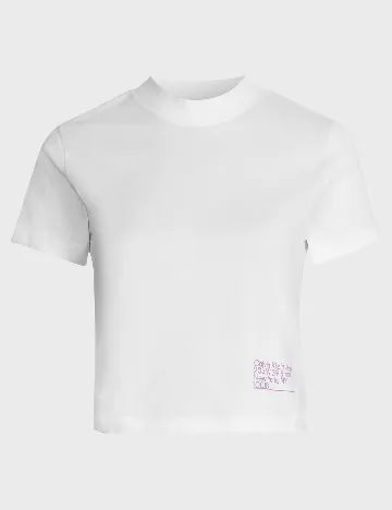 Tricou Calvin Klein Jeans, alb Alb