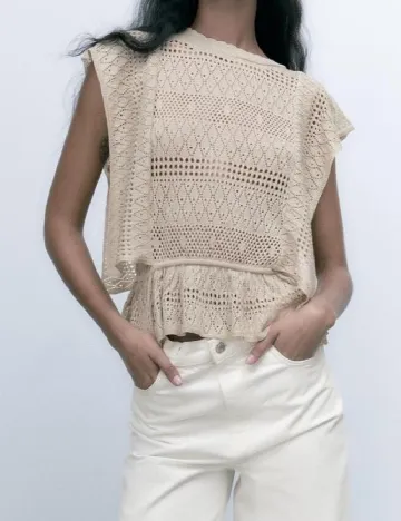 Bluza Zara, crem