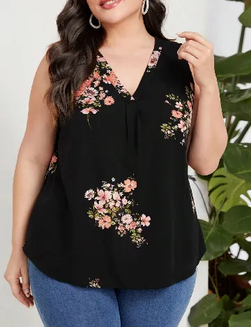Bluza SHEIN CURVE, negru Negru