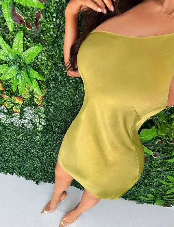 Rochie scurta SHEIN, verde Verde