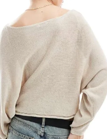 Bluza Stradivarius, crem Crem