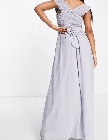 Rochie lunga Little Mistress, gri Gri