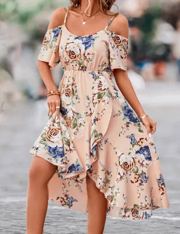 Rochie medie SHEIN, crem Crem