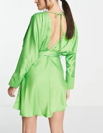 Rochie scurta ASOS, verde Verde