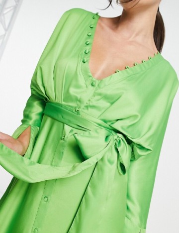 Rochie scurta ASOS, verde