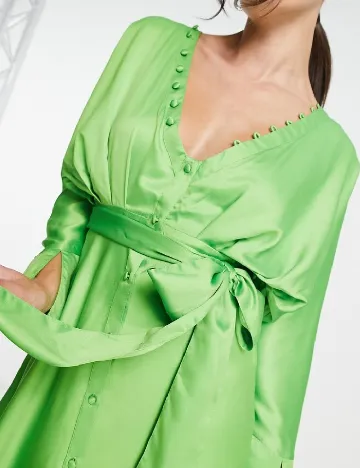 Rochie scurta ASOS, verde Verde