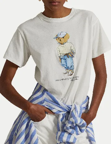 Tricou Polo Ralph Lauren, alb Alb