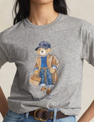 Tricou Polo Ralph Lauren, gri