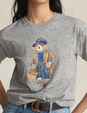Tricou Polo Ralph Lauren, gri Gri