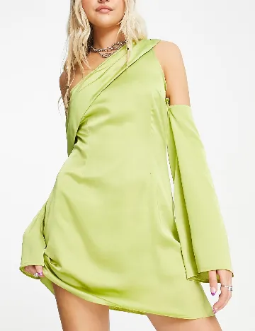 Rochie scurta Public Desire, verde Verde