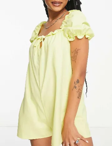 Salopeta ASOS, galben Galben