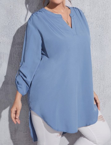 Bluza SHEIN CURVE, albastru